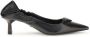 Prada Leren Logo Pumps met Architectonische Hak - Thumbnail 1