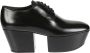 Prada Leren Platform Loafers Black Dames - Thumbnail 1