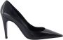 Prada Zwarte Leren Pumps met Puntige Neus Black Dames - Thumbnail 3