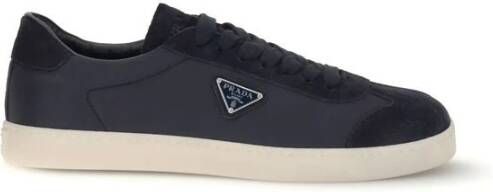 Prada Leren sneakers met iconisch ontwerp