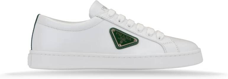 Prada Leren Vetersneakers voor Dames