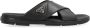 Prada Logo Leren Slippers Ronde Neus - Thumbnail 1