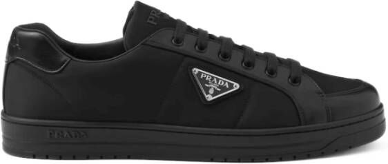 Prada Moderne Nappa Leren Re-Nylon Sneakers