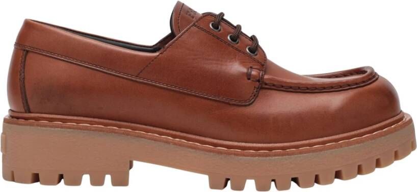 Prada Platte schoenen Brandy Lage Veters