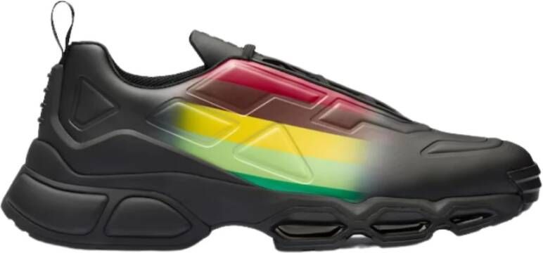 Prada MultiColour Platte Schoenen met Logo Detailing Multicolor Heren