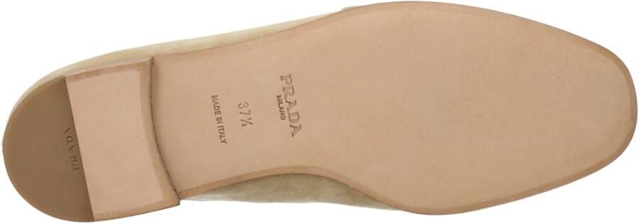 Prada Klassieke Suède Loafers Ronde Neus Kalf - Foto 2