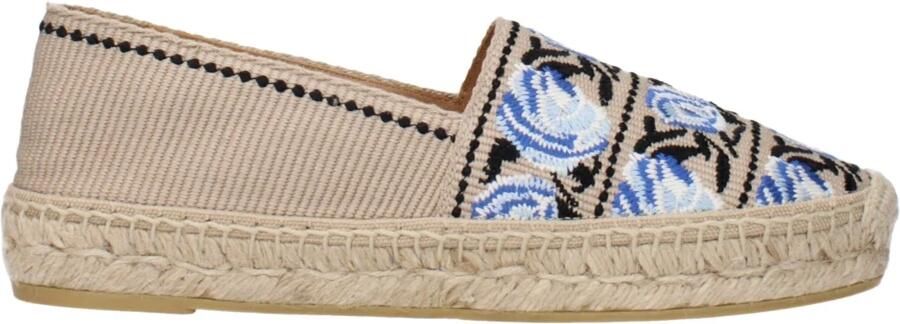 Prada Beige Stoffen Espadrilles met Print - Foto 3