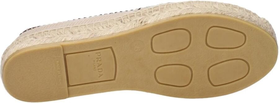 Prada Beige Stoffen Espadrilles met Print - Foto 2