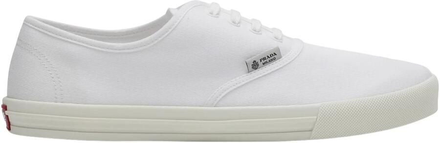 Prada Allacciate Leren Vetersneakers