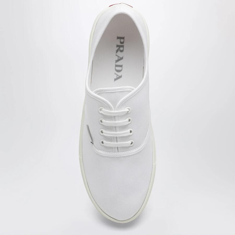 Prada Allacciate Leren Vetersneakers - Foto 3