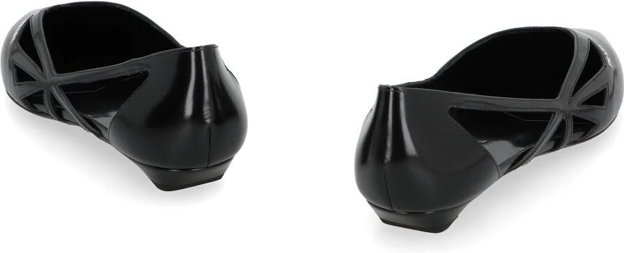 Prada Ballerina's met uitsparingen van geborsteld leer - Foto 2