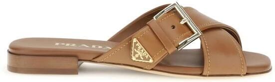 Prada Bos Taurus Flat Sandals