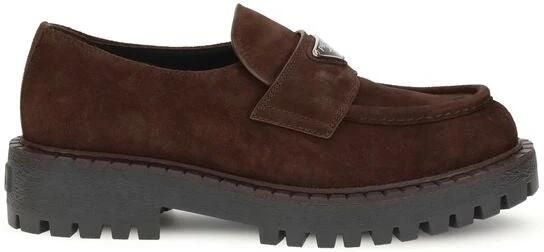 Prada Bos Taurus Slip-On Loafers