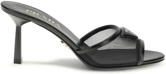 Prada Bos Taurus Stiletto Hak Sandalen