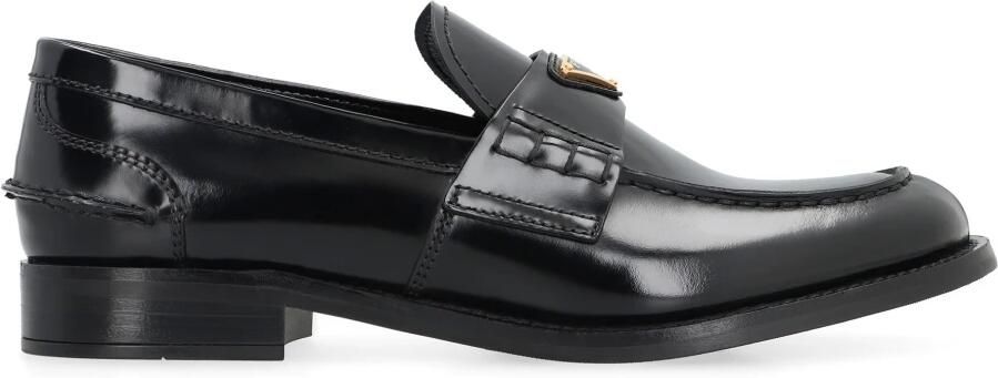 Prada Brushed Leather Loafers - Foto 4