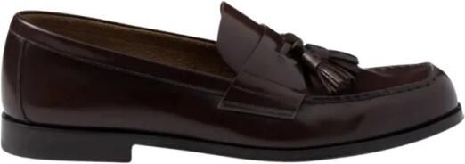 Prada Brushed Leather Tassel Loafer