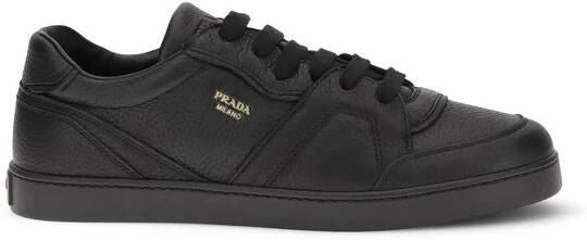 Prada Calf Leather Bos Taurus Sneakers