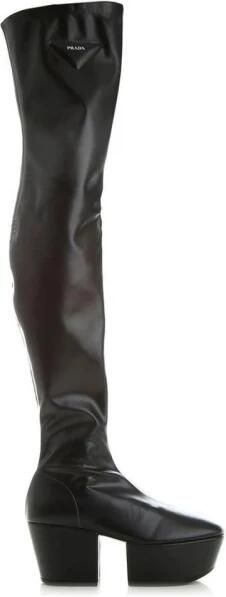 Prada Calfskin Overknee Laarzen
