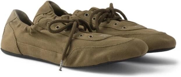 Prada Canvas Sneakers met veters - Foto 5