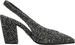 Prada Chevron Stof Slingbacks