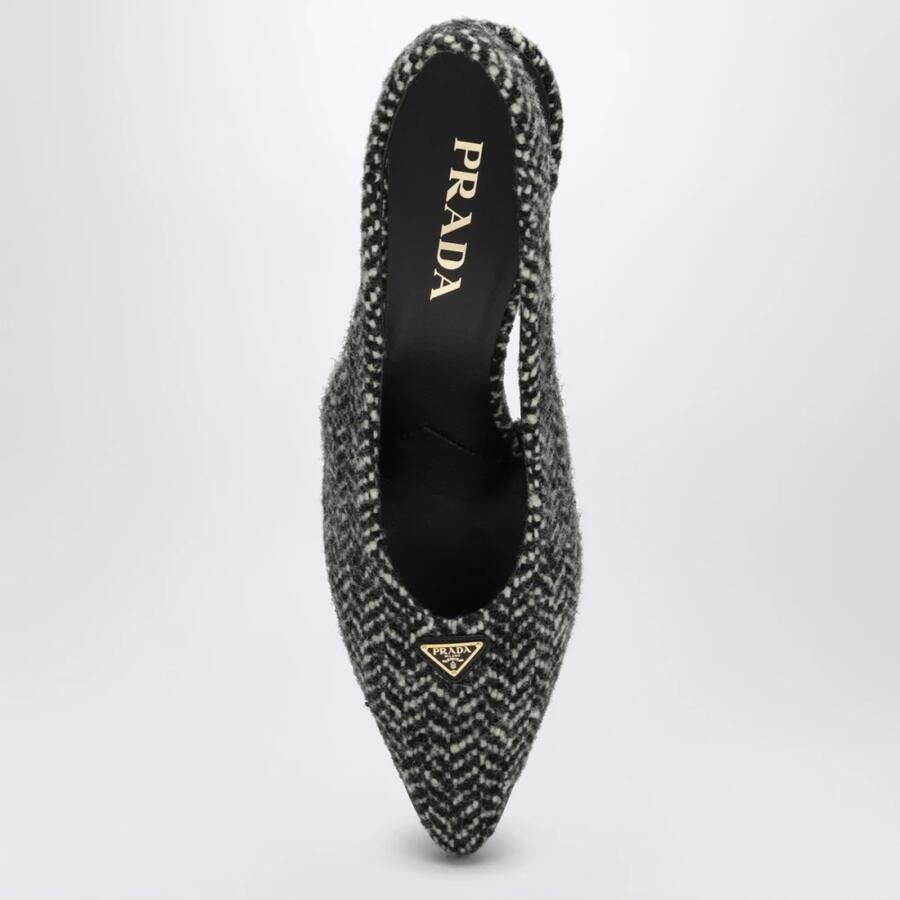 Prada Chevron Stof Slingbacks - Foto 2