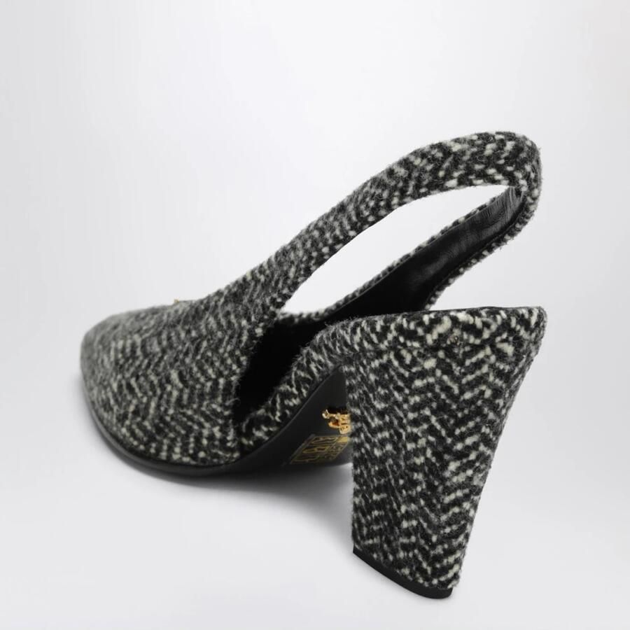 Prada Chevron Stof Slingbacks - Foto 3