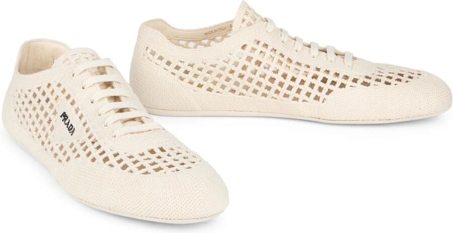 Prada Collapse Crochet Laced Sneakers - Foto 2