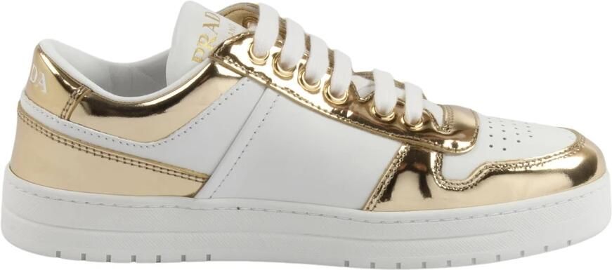 Prada Downtown Leather Sneakers