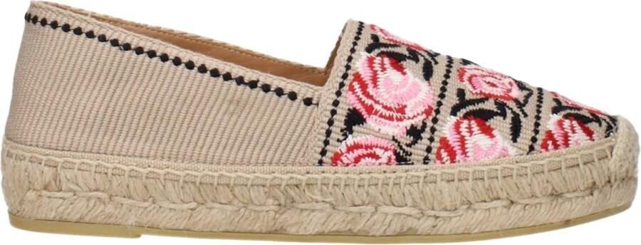 Prada Beige Stoffen Espadrilles met Print - Foto 2