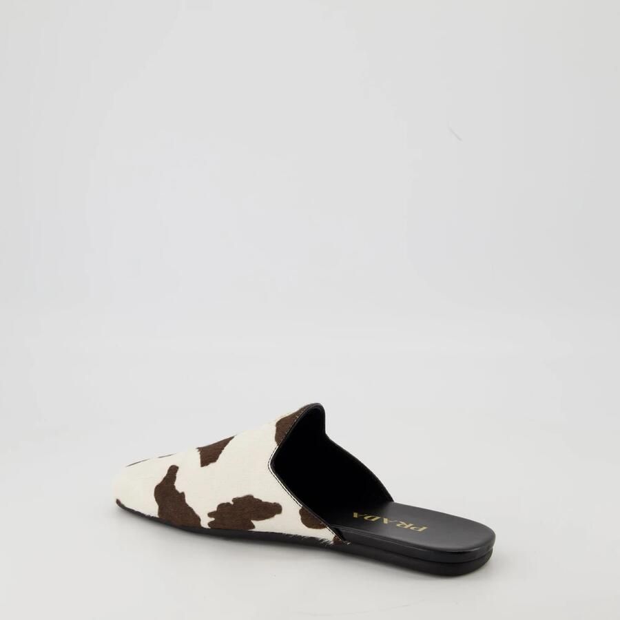 Prada Gedrukte Koe Muiltjes - Foto 3
