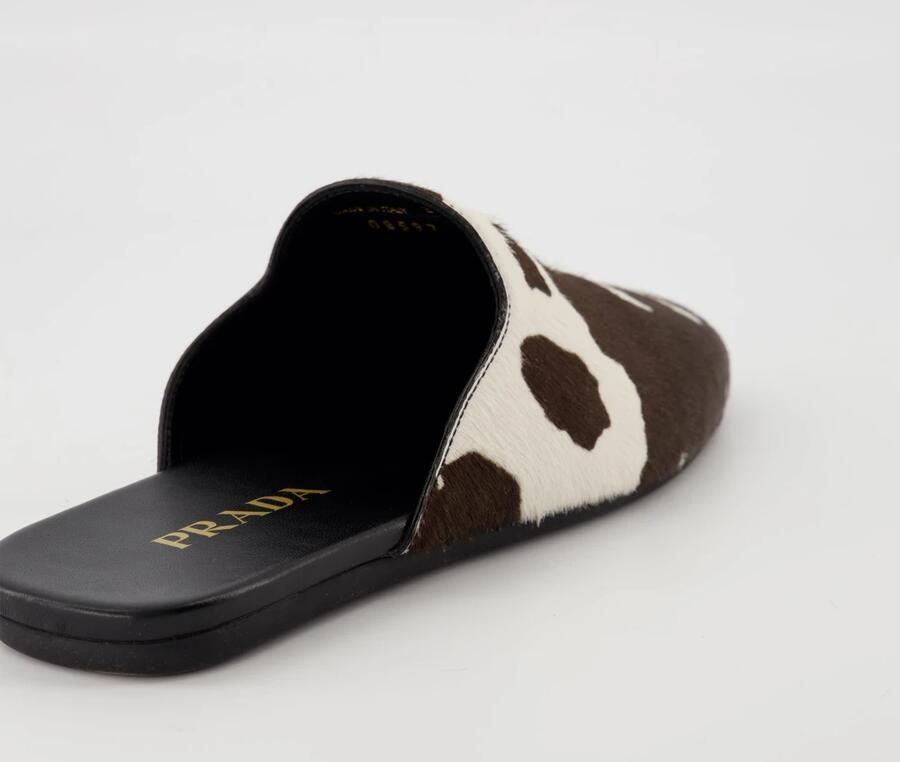 Prada Gedrukte Koe Muiltjes - Foto 6