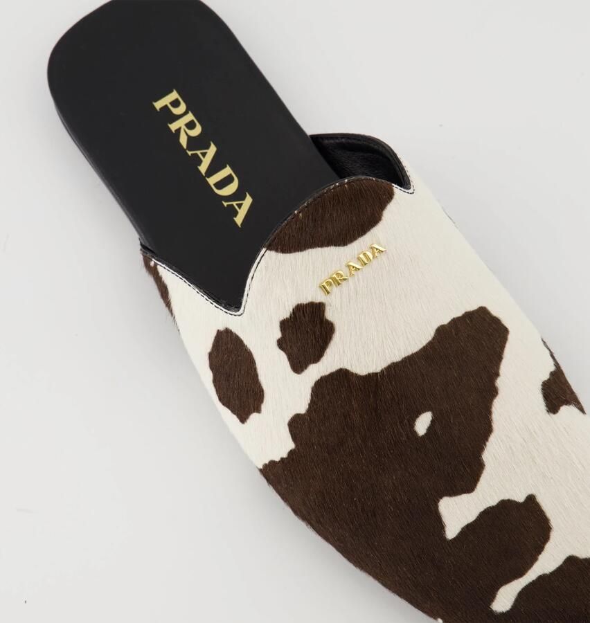 Prada Gedrukte Koe Muiltjes - Foto 5