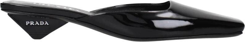 Prada Geleverde Lakleren Mules