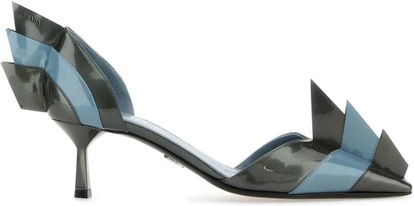 Prada Geometric Pointed-Toe Pumps