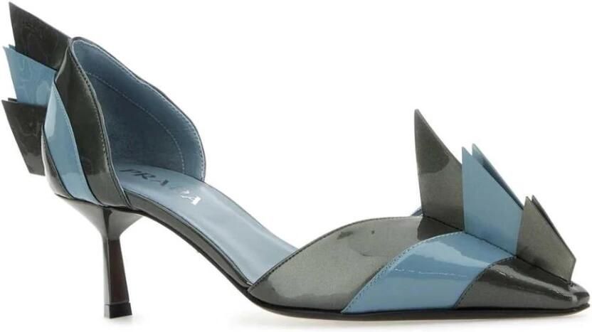 Prada Geometric Pointed-Toe Pumps - Foto 2