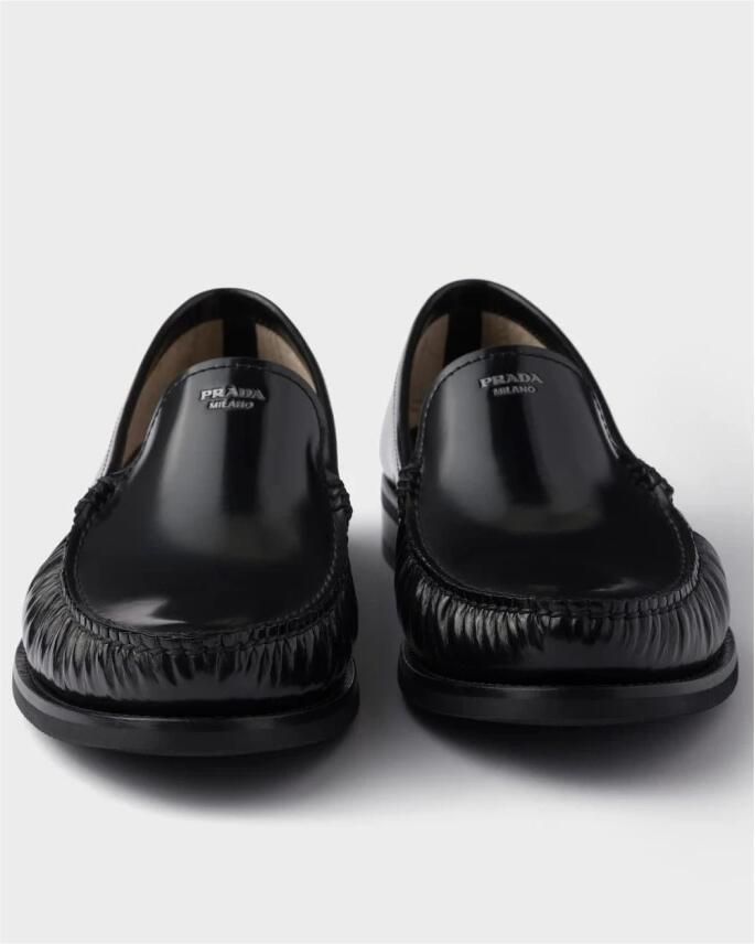 Prada Gepolijste Leren Loafers - Foto 2