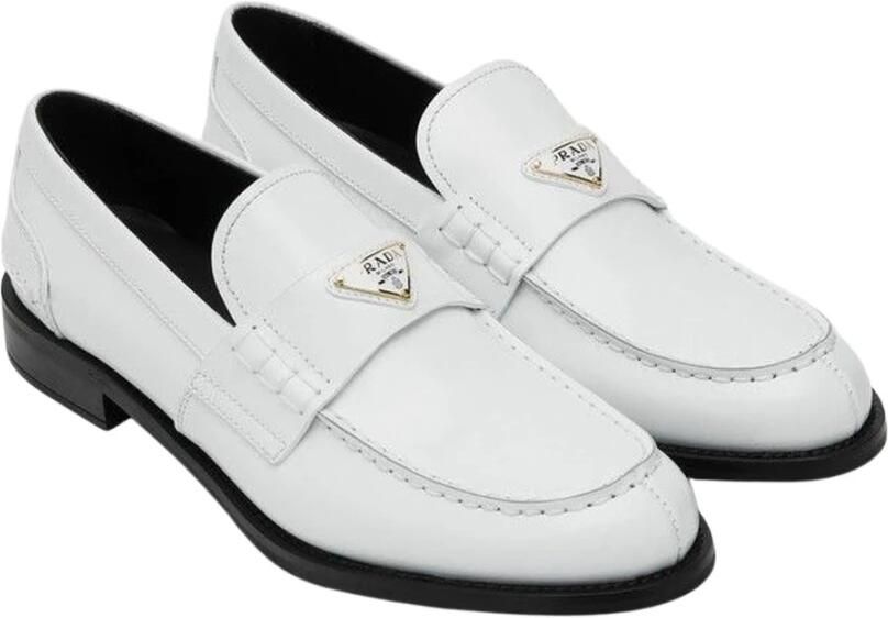 Prada Gepolijste leren loafers