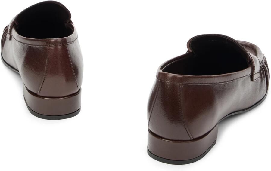 Prada Bruine Bufalo Loafers met Penny Strap - Foto 2