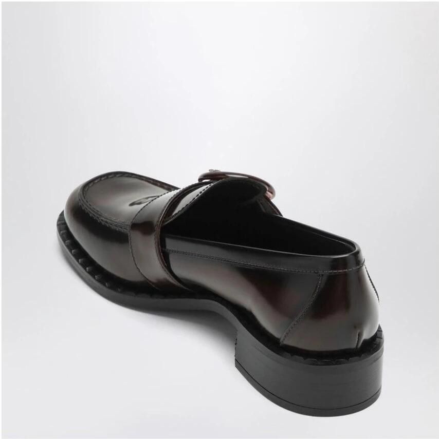 Prada Leren loafers met gesp in lakleer - Foto 2