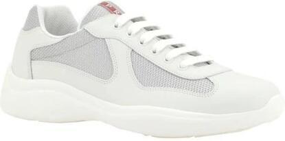 Prada Amerikaanse Sneakers Modern Stijlvol Vetersluiting - Foto 2