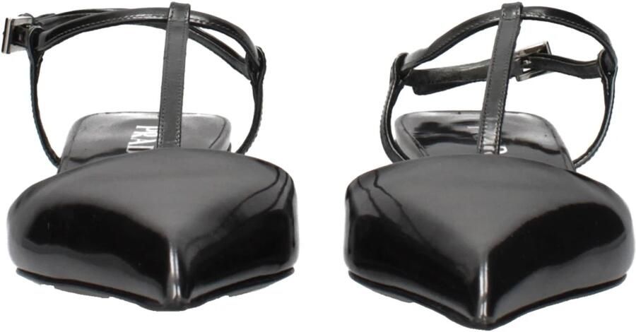 Prada Leren Platte Sandalen - Foto 2