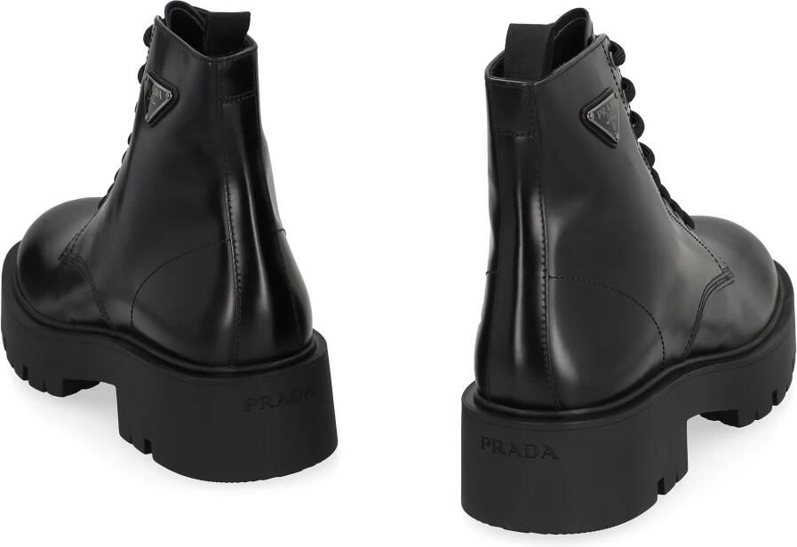 Prada Leren Veterlaarzen - Foto 2