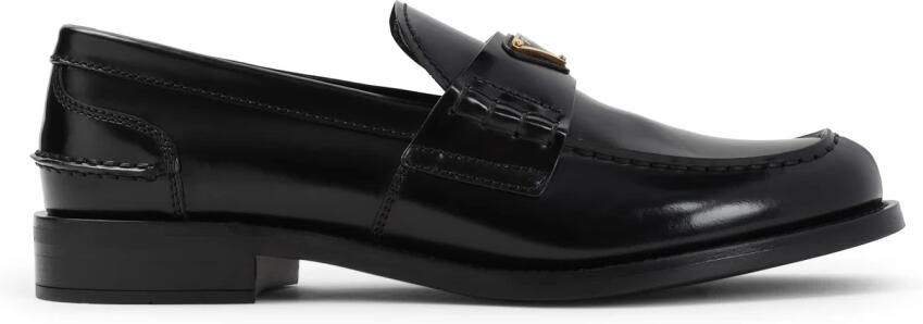 Prada Brushed Leather Loafers