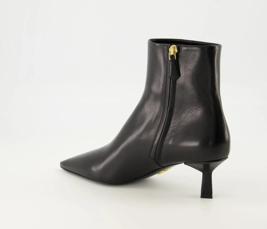 Prada Enkellaarsjes van geborsteld leer - Foto 5