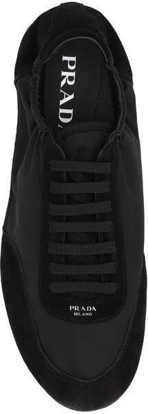 Prada Logoed Sneakers met Suède Details - Foto 2