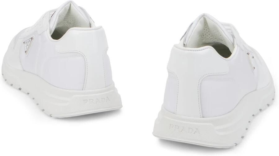 Prada Nylon en Leren Sneakers - Foto 2