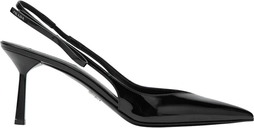 Prada Patent Leder Slingback Pumps