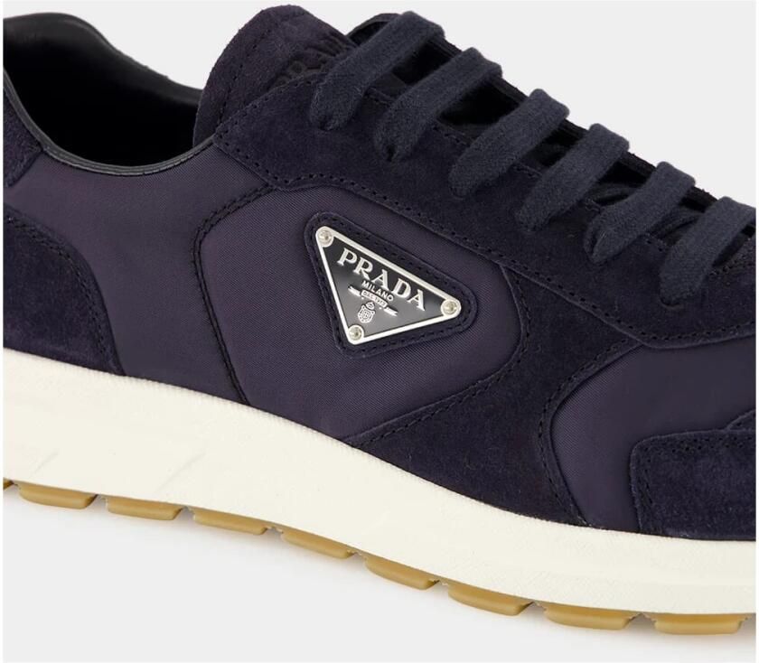 Prada Prax suède en Re-Nylon sneakers