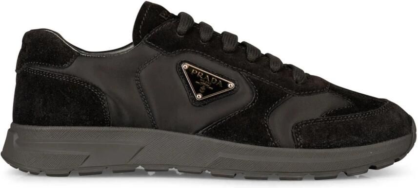 Prada Re-Nylon en suède sneakers