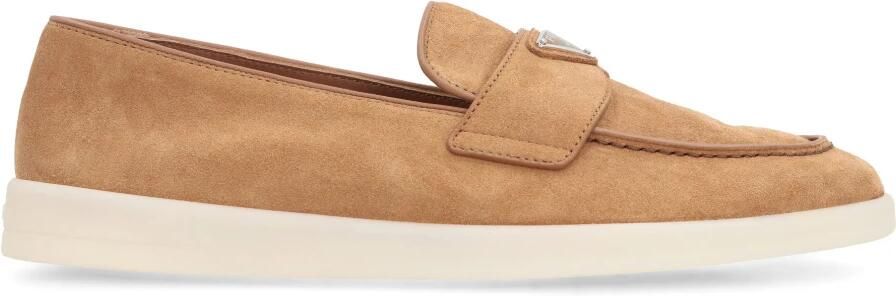 Prada Round Toeline Loafers